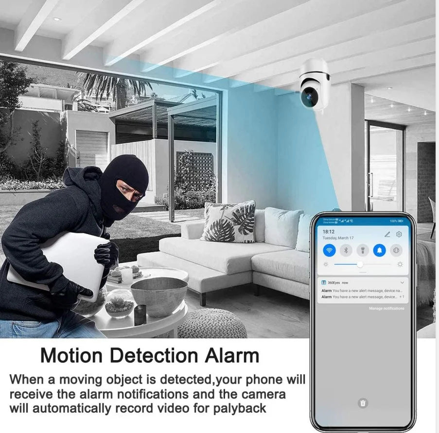 Caméra mini WiFi 2MP - Surveillance discrète pour bébé et sécurité domestique. Gadjet-maison