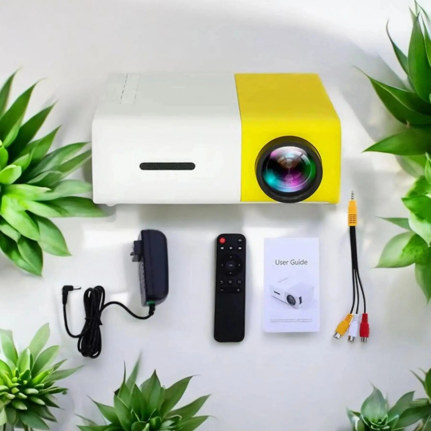 Mini projecteur portable 1080P LED vue principale compact - Gadjet-maison