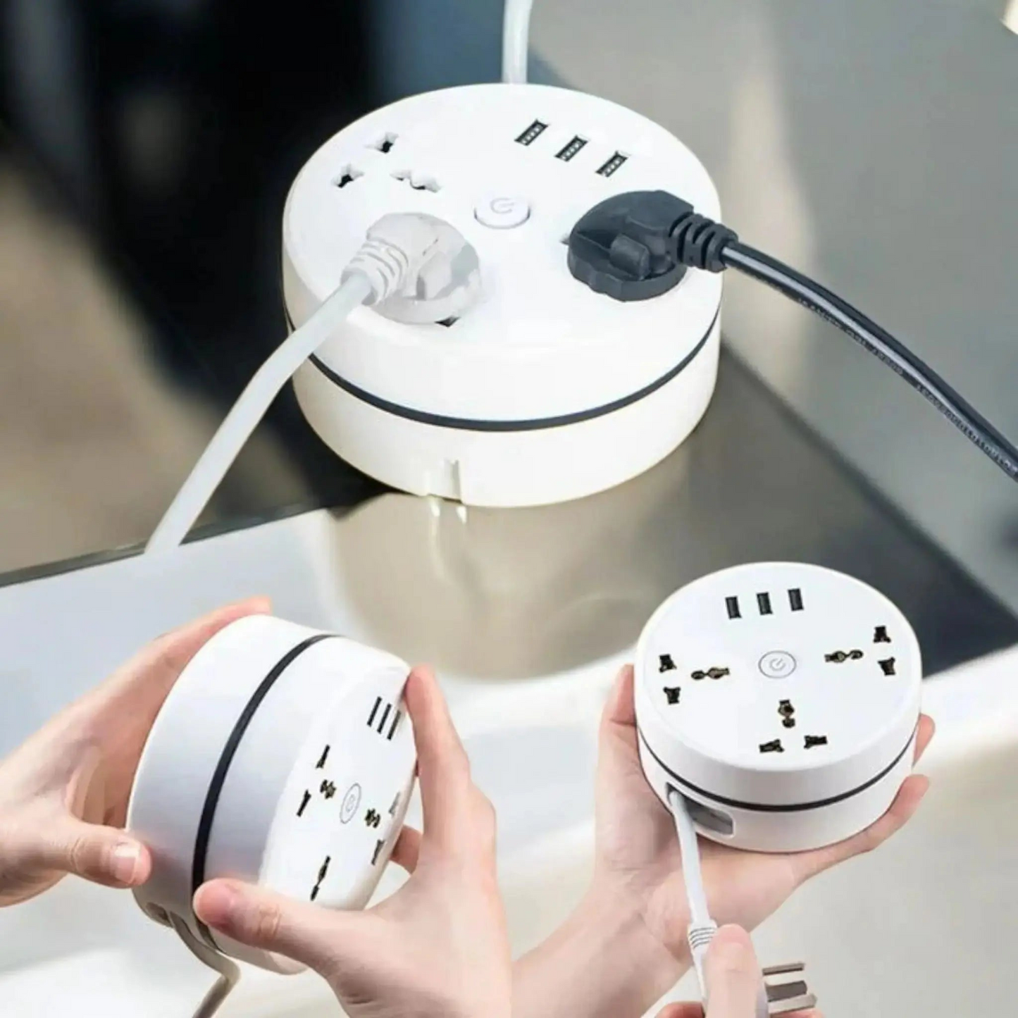 Multiprise intelligente EU avec ports USB pour maison connectée - Gadjet-maison