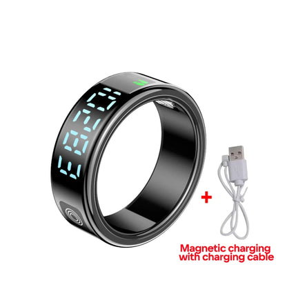 Bague Noir avec cable de chargement Gajet-maison