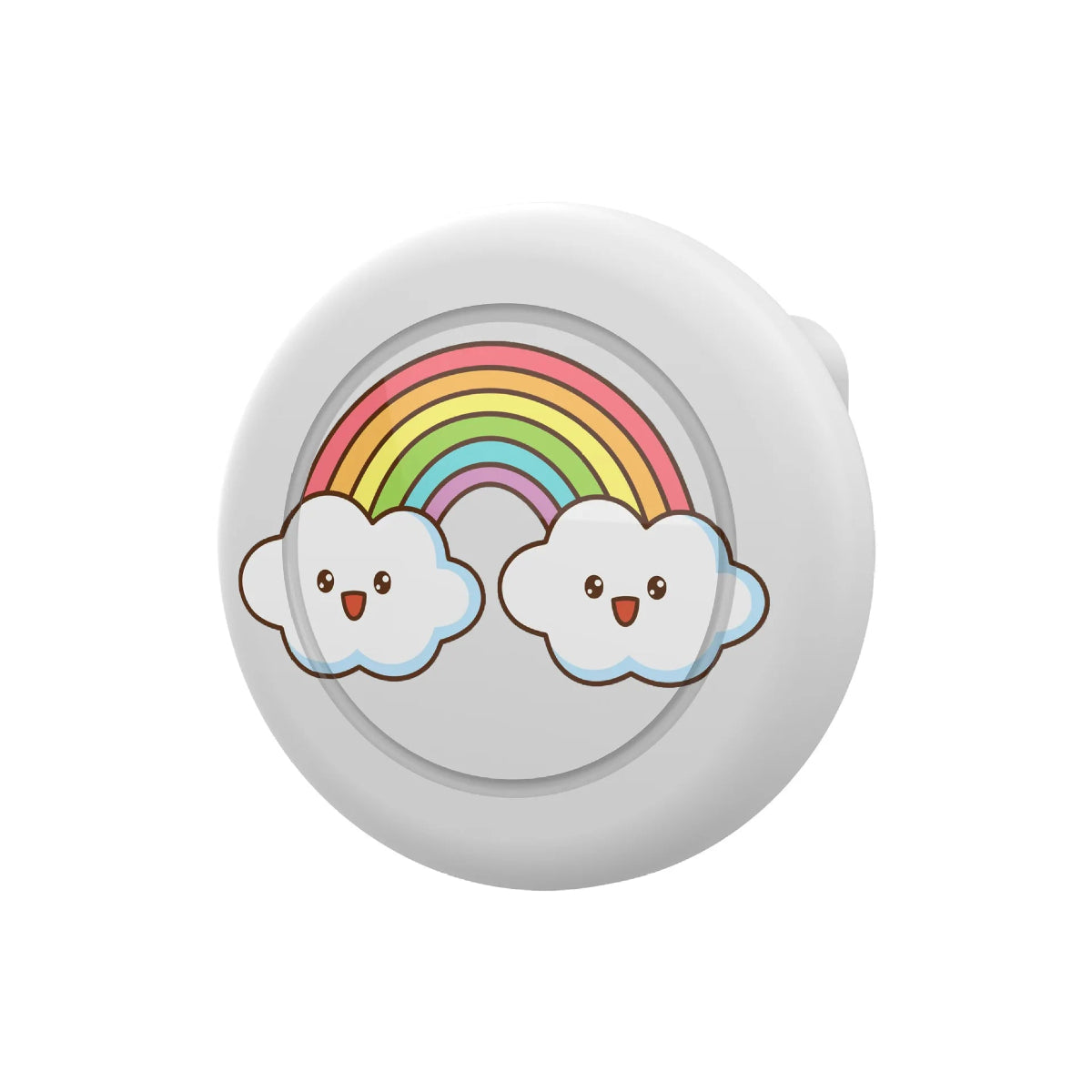  Étui Arc-en-ciel AirTag soupe en silicone. Gdajet-maison
