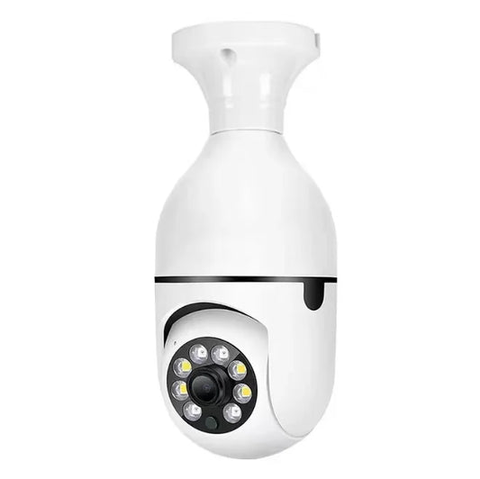 Caméra Ampoule E27 WiFi Intelligente - Surveillance HD Sans Fil Sécurité Maison