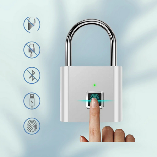 Cadenas intelligent à empreintes digitales sécurisé pour protection renforcée - Gadjet-maison