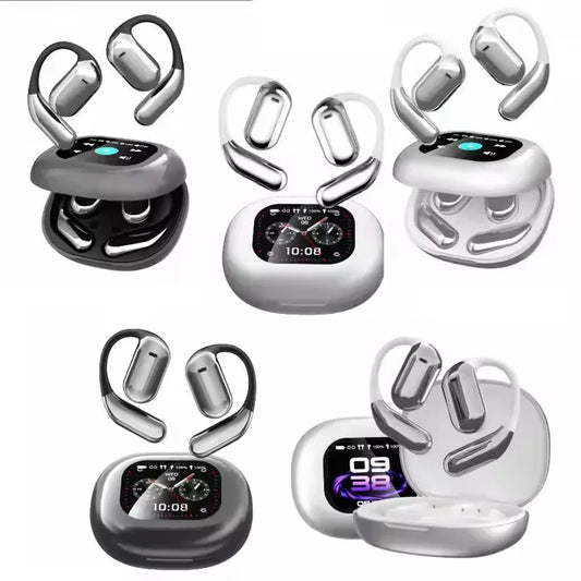 Écouteurs sans fil YYK-Q16 Pro AI avec boîtier de charge écran tactile couleur. Gadjet-maison