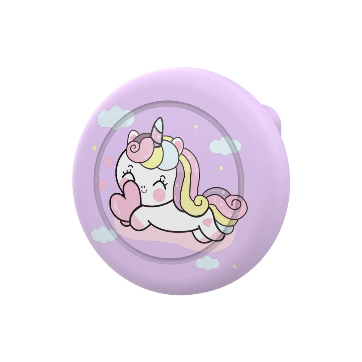  Étui AirTag forme licorne en silicone souple coloré. Gadjet-maison